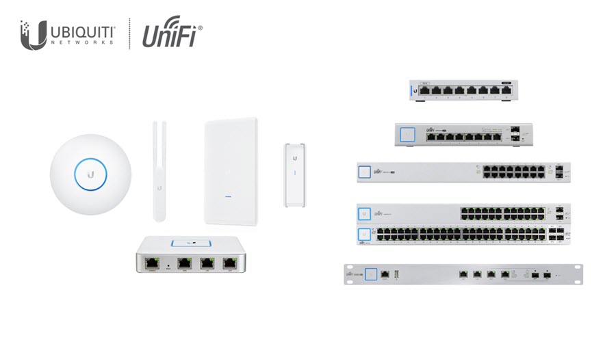 UniFi product range